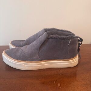 Tom’s Womens Paxton Sneakers Boots Size US 7.5 Gray